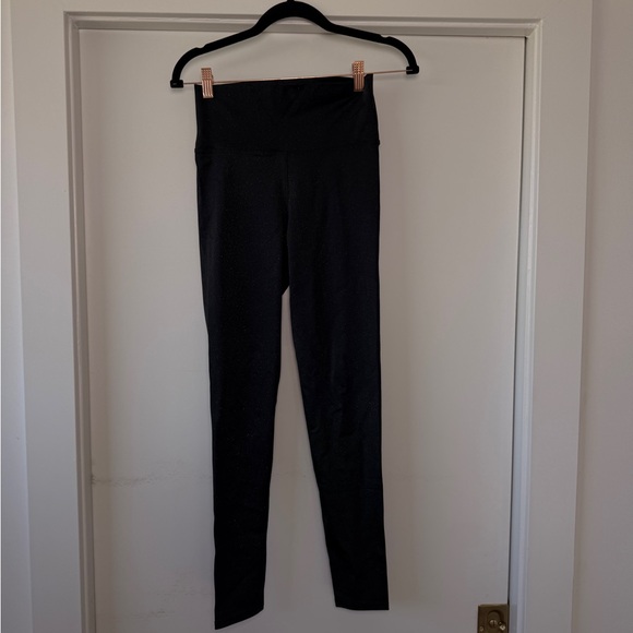 Beach Riot Pants - Beach Riot Classic Black & metallic Leggings